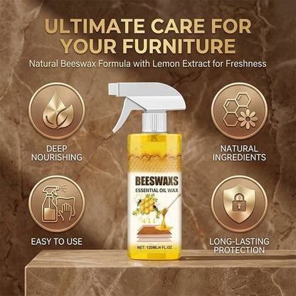 WoodAura – Natural Beeswax Floor Shine Spray