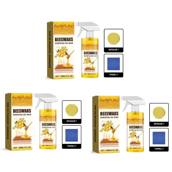 WoodAura – Natural Beeswax Floor Shine Spray