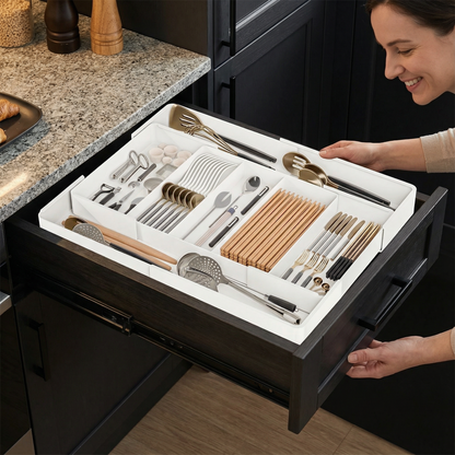 TidyNest – Adjustable Drawer Organizer